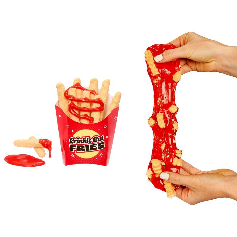 slide 4 of 9, Slime Life French Fries DIY Slime Kit - Unboxing Ingredients to Make,Smash and Stretch Your Food, 1 ct