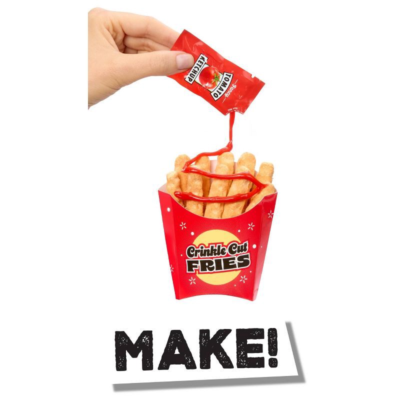 slide 5 of 9, Slime Life French Fries DIY Slime Kit - Unboxing Ingredients to Make,Smash and Stretch Your Food, 1 ct