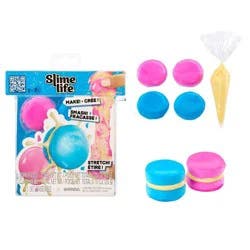 Slime Life Macaron DIY Slime Kit - Unboxing Ingredients to Make,Smash and Stretch Your Food