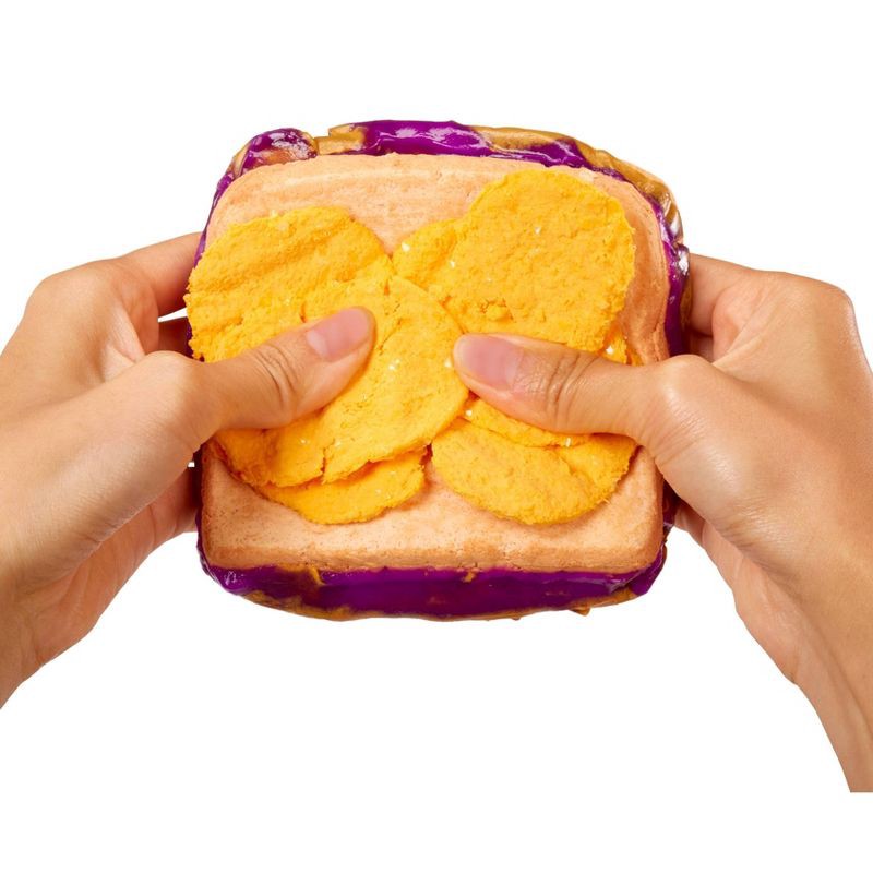 slide 6 of 9, Slime Life PB&J with Chips DIY Slime Kit - Unboxing Ingredients to Make,Smash and Stretch Your Food, 1 ct