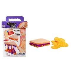 Slime Life PB&J with Chips DIY Slime Kit - Unboxing Ingredients to Make,Smash and Stretch Your Food