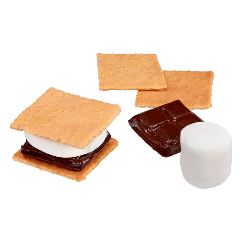 slide 5 of 9, Slime Life S'mores DIY Slime Kit - Unboxing Ingredients to Make,Smash and Stretch Your Food, 1 ct
