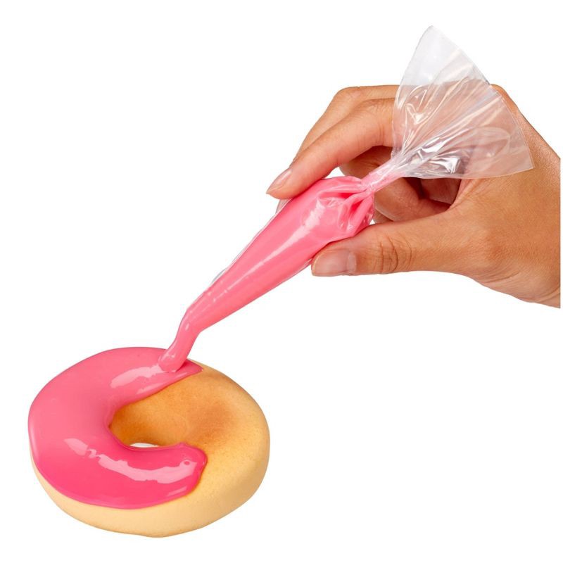 slide 4 of 9, Slime Life Pink Icing Round & Jelly Filled Donuts DIY Slime Kit - Unboxing Ingredients to Make,Smash and Stretch Your Food, 1 ct
