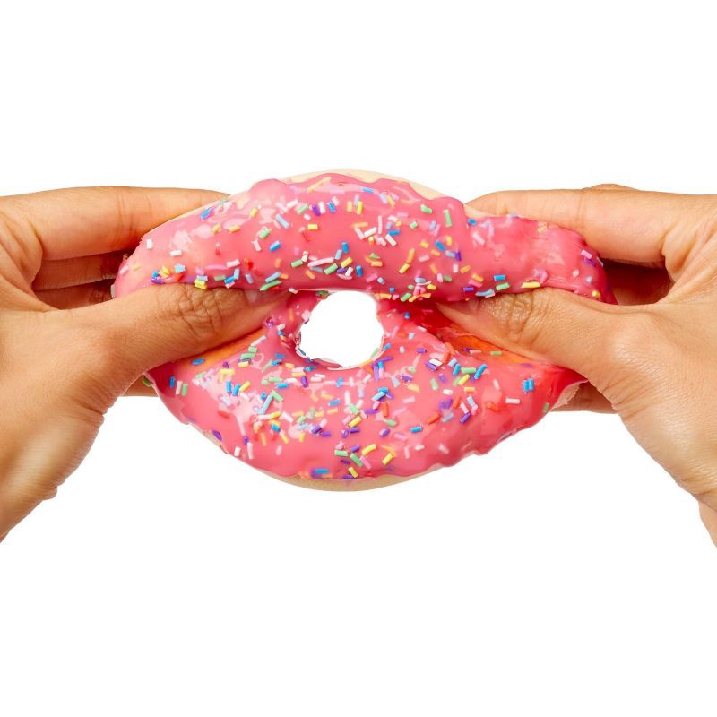 slide 6 of 9, Slime Life Pink Icing Round & Jelly Filled Donuts DIY Slime Kit - Unboxing Ingredients to Make,Smash and Stretch Your Food, 1 ct