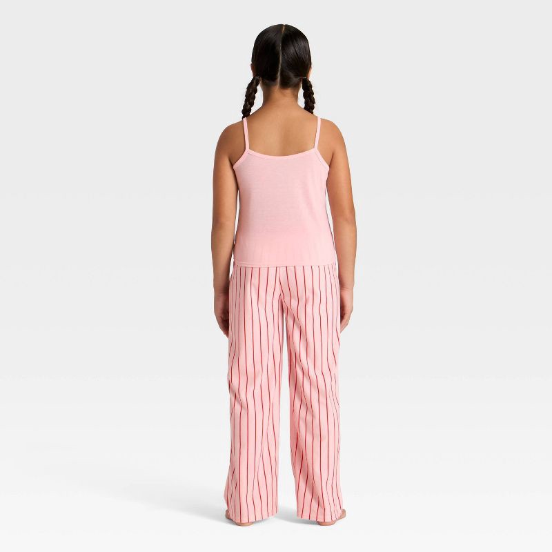 slide 2 of 4, Girls' 2pc The Grinch Cindy Lou Who Christmas Tank Top and Pants Pajama Set - Pink M, 2 ct