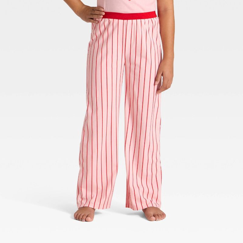 slide 4 of 4, Girls' 2pc The Grinch Cindy Lou Who Christmas Tank Top and Pants Pajama Set - Pink L, 2 ct