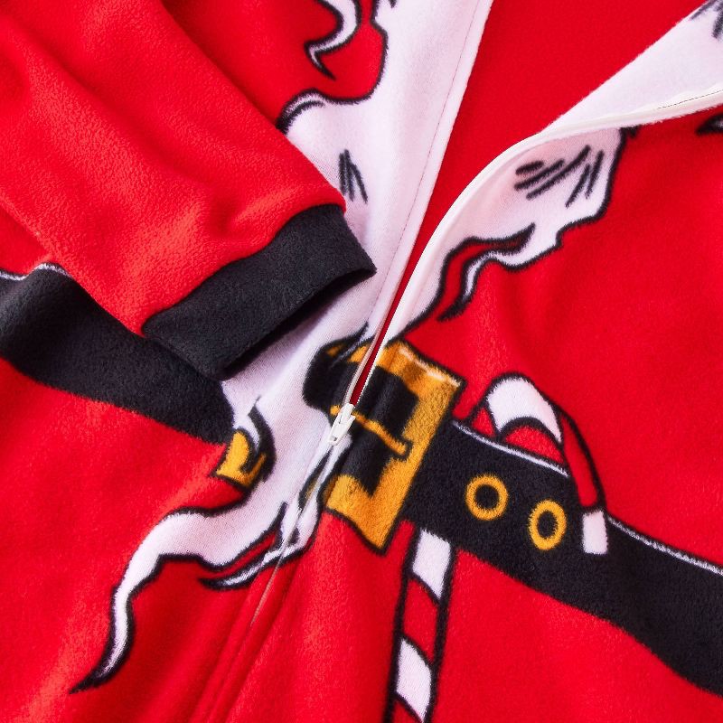 slide 4 of 4, NBC Boys' The Nightmare Before Christmas Jack Skellington Long Sleeve Union Suit - Red S, 1 ct