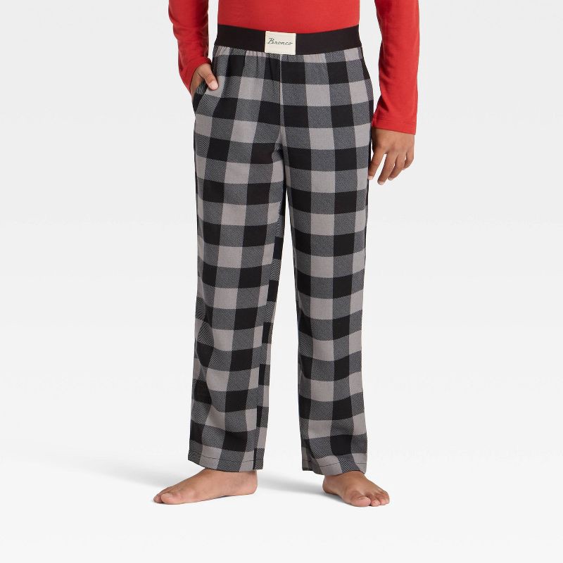 slide 4 of 4, Boys' 2pc Ford Bronco Holiday Long Sleeve Pajama Set - Red L, 2 ct