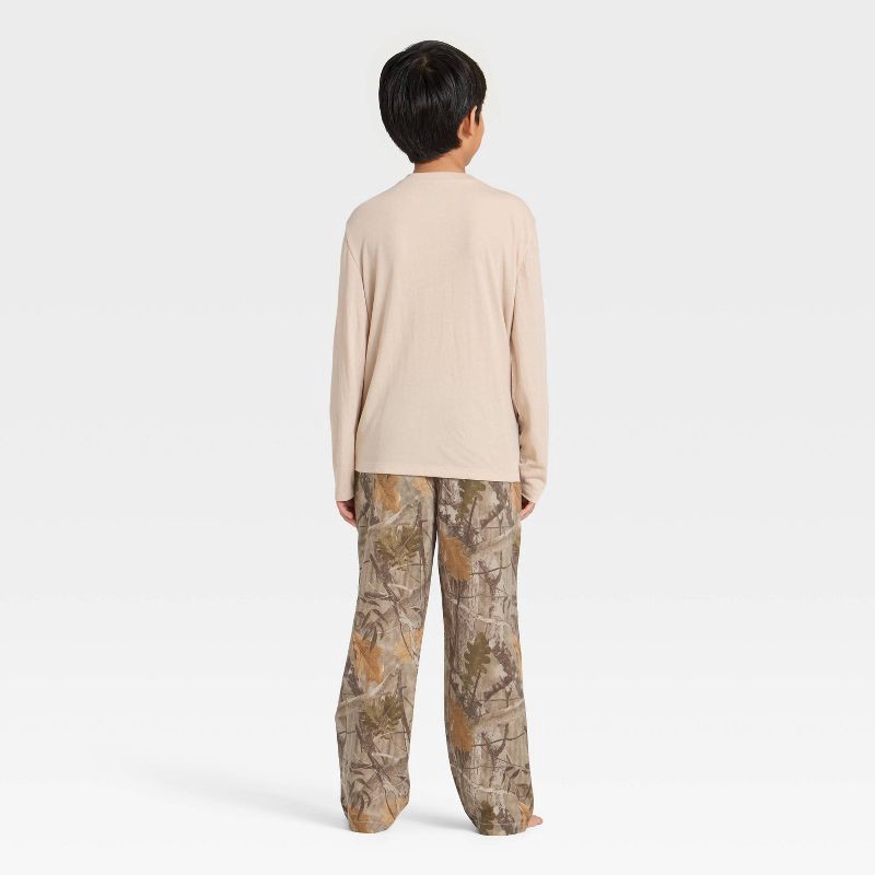slide 2 of 4, Grayson Threads Kids Boys' 2pc NYC Camouflage Long Sleeve Pajama Set - Beige M, 2 ct
