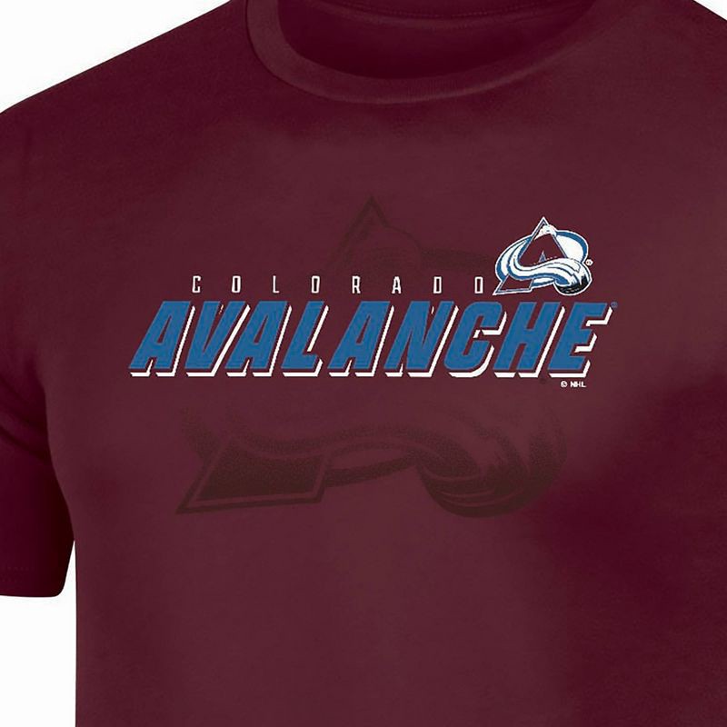 slide 3 of 3, NHL Colorado Avalanche Men's Short Sleeve T-Shirt - XL, 1 ct