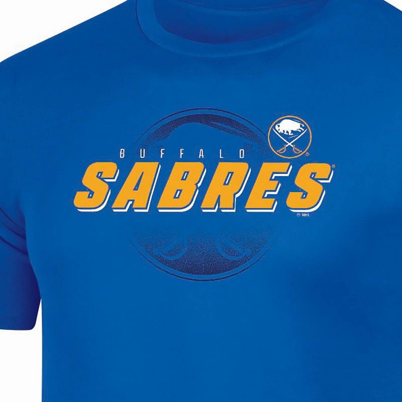 slide 3 of 3, NHL Buffalo Sabres Men's Short Sleeve T-Shirt - M, 1 ct
