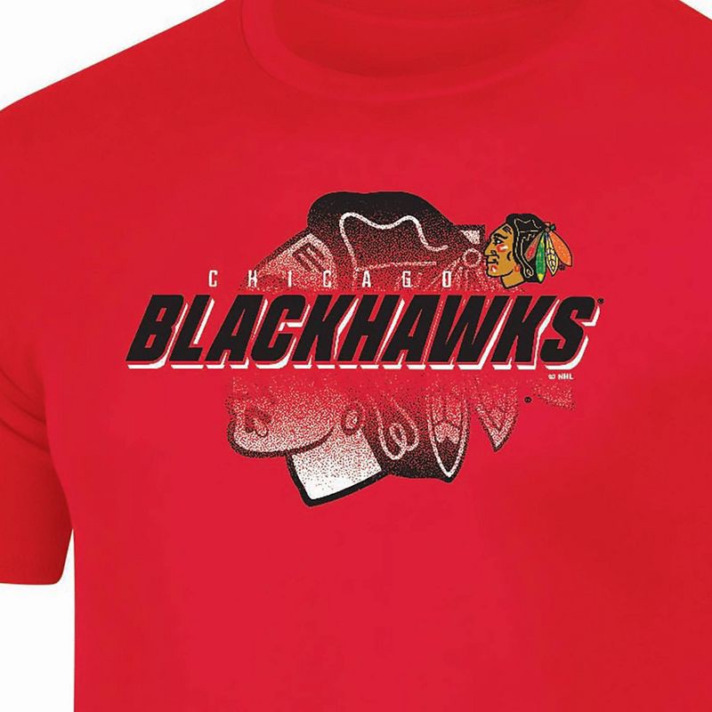 slide 3 of 3, NHL Chicago Blackhawks Men's Short Sleeve T-Shirt - S, 1 ct