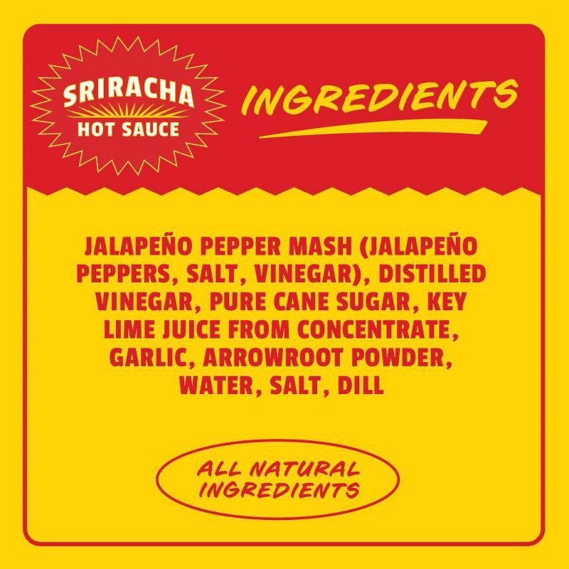 slide 5 of 8, Hot Ones Mini Sriracha Hot Sauce - 1.69oz, 1.69 oz