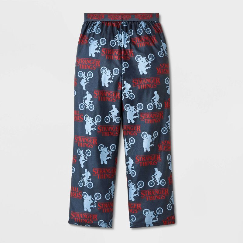 slide 1 of 3, Boys' Stranger Things Mike Wheeler Pajama Pants - Black L, 1 ct