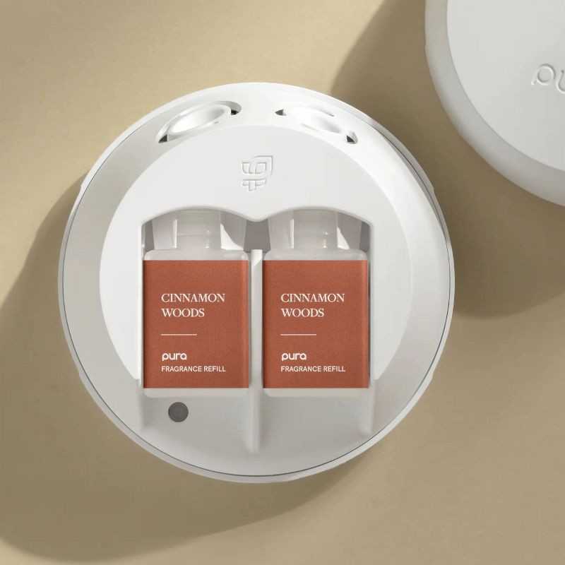 slide 3 of 5, Pura Cinnamon Woods Smart Vial Fragrance Refill, 1 ct
