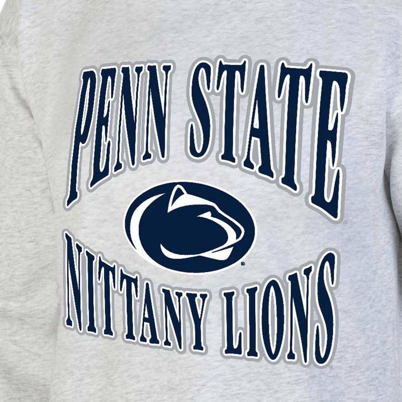slide 3 of 3, NCAA Penn State Nittany Lions Men's Crew Neck Fleece Ash Sweatshirt - S, 1 ct