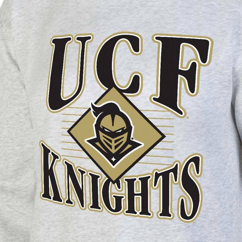 slide 3 of 3, NCAA UCF Knights Men's Crew Neck Fleece Ash Sweatshirt - XXL, 1 ct