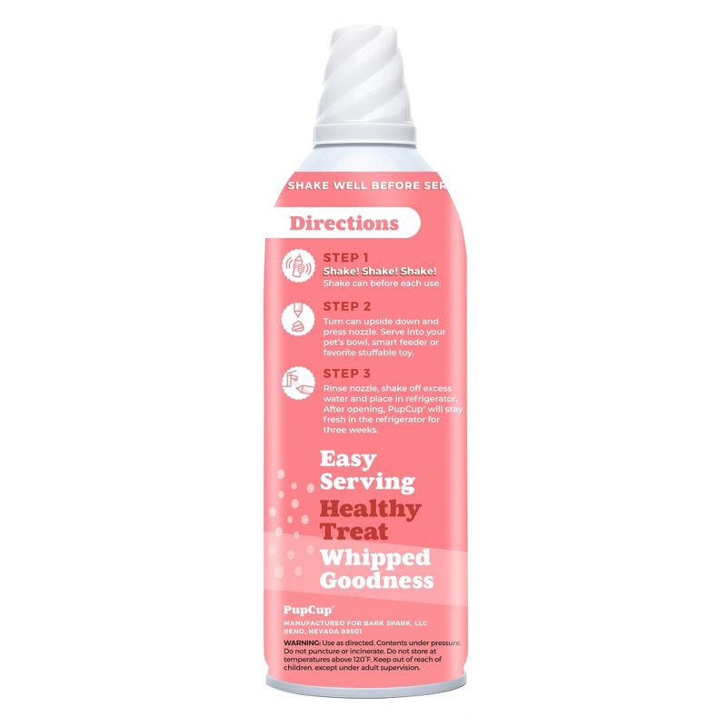 slide 3 of 5, PupCup! Dog Whipped Cream Bacon Flavor Dog Treat - 6.5oz, 6.5 oz