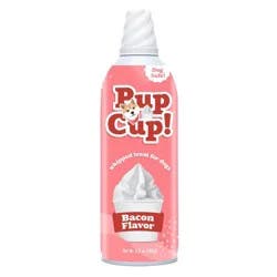 PupCup! Dog Whipped Cream Bacon Flavor Dog Treat - 6.5oz