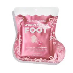 Vitamasques Stocking Stuffer Wonderland Moisturizing Foot Mask - 0.54 fl oz