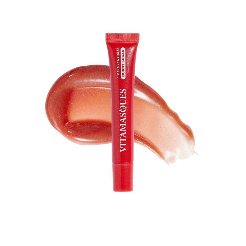 slide 1 of 6, Vitamasques Stocking Stuffer Plump & Repair Tinted Lip Butter Balm - Burnt Sugar Shimmer - 0.33 fl oz, 0.33 fl oz
