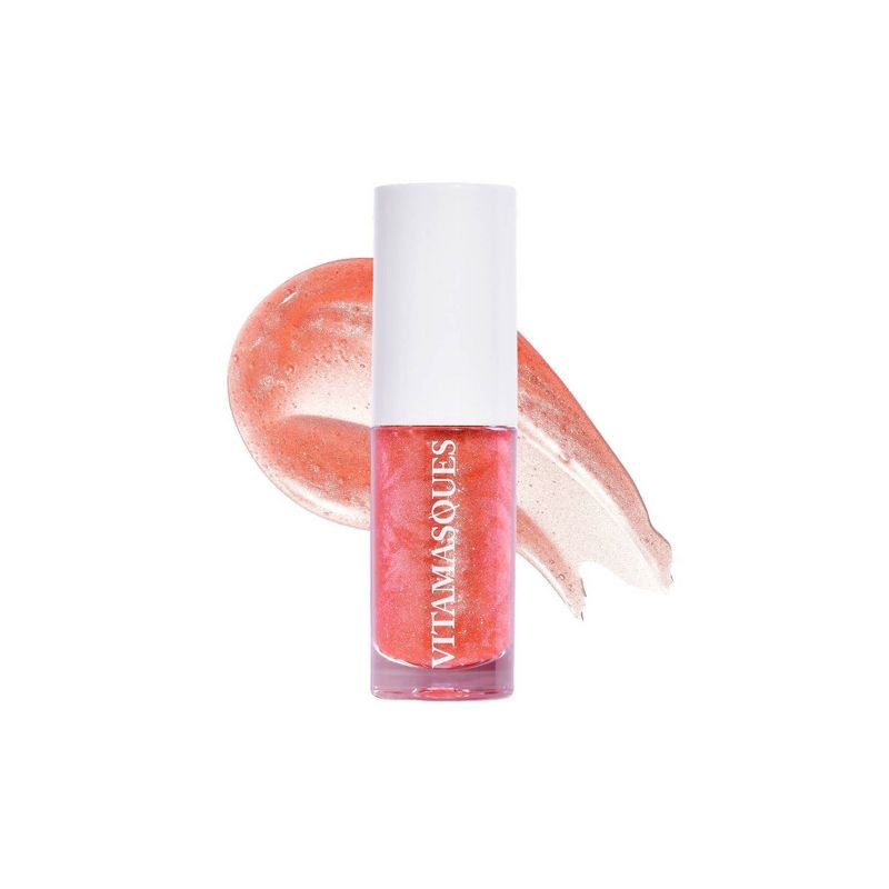 slide 1 of 5, Vitamasques Glow Oil Lip Balm - Berry Glaze - 0.2 fl oz, 0.2 fl oz