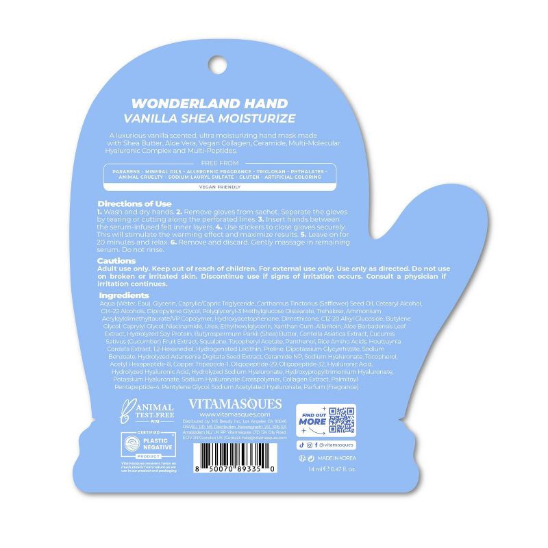 slide 4 of 4, Vitamasques Stocking Stuffer Wonderland Moisturizing Hand Mask - 0.47 fl oz, 0.47 fl oz