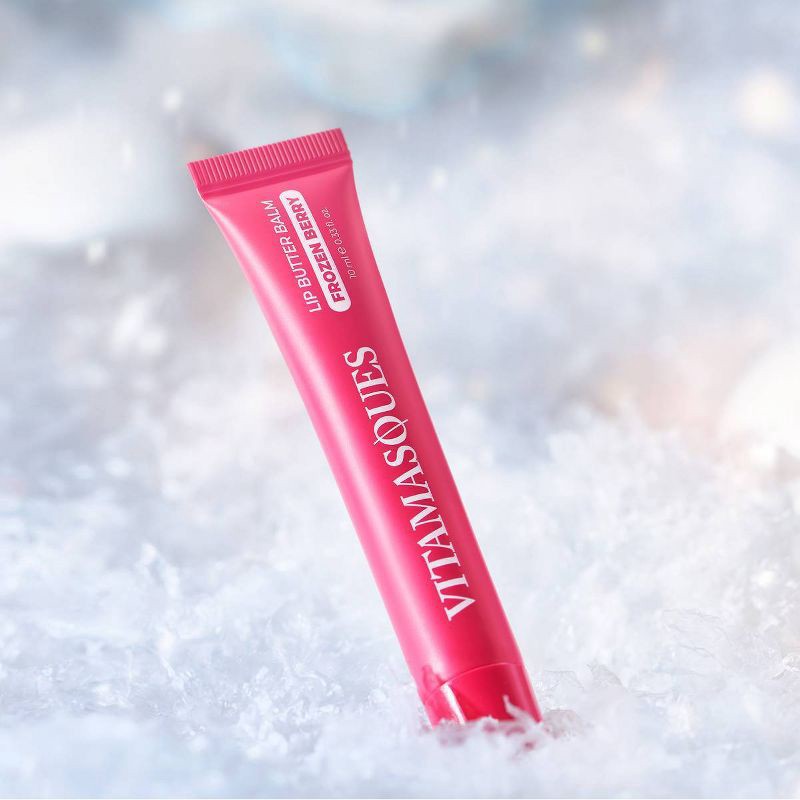 slide 3 of 6, Vitamasques Stocking Stuffer Plump & Repair Tinted Lip Butter Balm - Frozen Berry - 0.33 fl oz, 0.33 fl oz