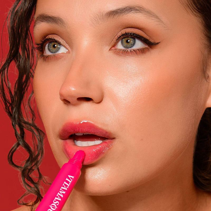 slide 6 of 6, Vitamasques Stocking Stuffer Plump & Repair Tinted Lip Butter Balm - Frozen Berry - 0.33 fl oz, 0.33 fl oz