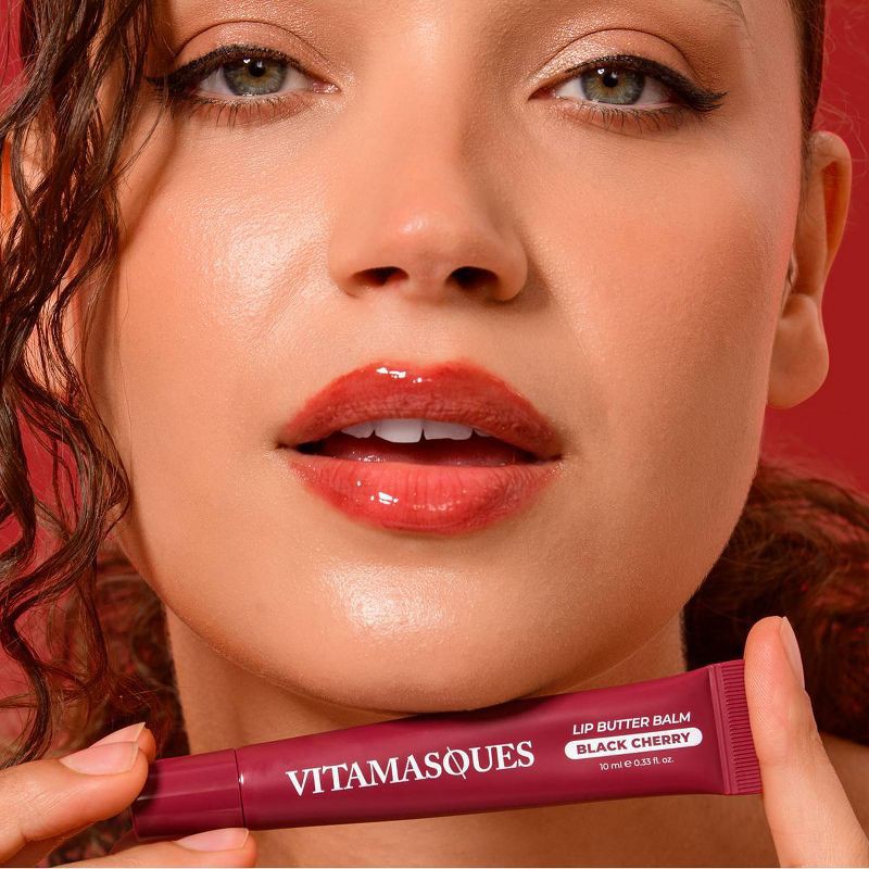 slide 4 of 5, Vitamasques Stocking Stuffer Plump & Repair Tinted Lip Butter Balm - Black Cherry - 0.33 fl oz, 0.33 fl oz