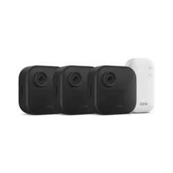 Amazon Blink Outdoor 4 Wireless Smart Security Camera, 2 Year Battery Life, 1080p HD , Two-Way Talk, Sync Module Core Included - 3 Camera System