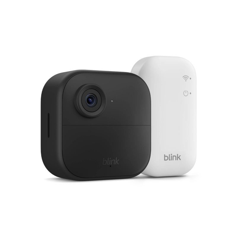 slide 1 of 6, Amazon Blink Outdoor 4 Wireless Smart Security Camera, 2 Year Battery Life, 1080p HD , Two-Way Talk, Sync Module Core Included - 1 Camera System, 1 ct