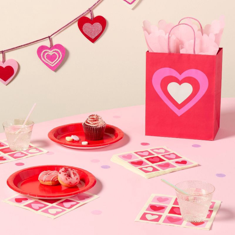 slide 2 of 3, 30ct Valentine's Day Lunch Napkin - Spritz™, 30 ct
