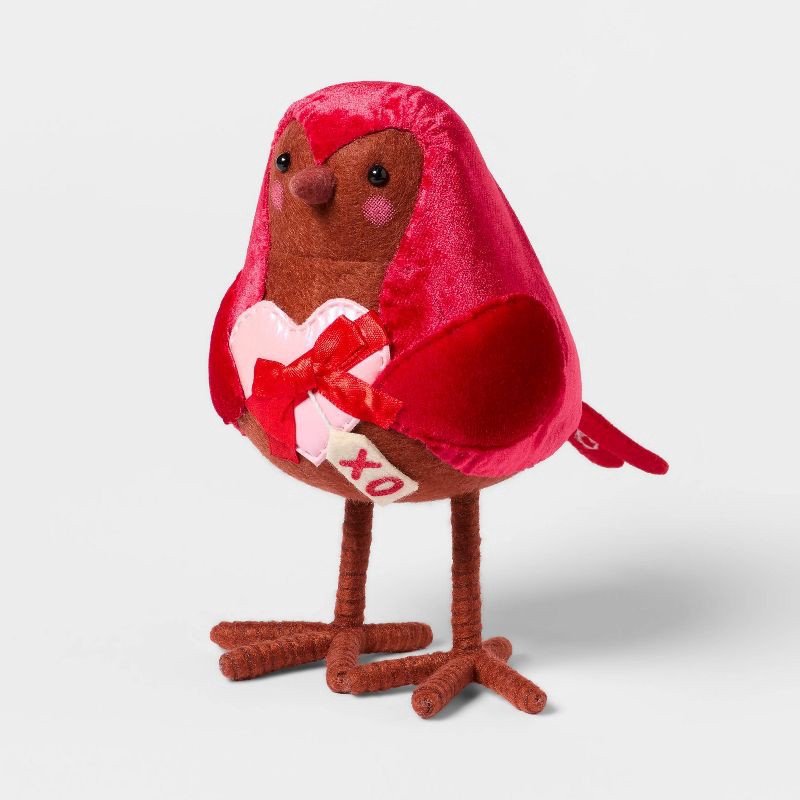 slide 1 of 3, Featherly Friends™ Valentine's Day 'Boxter' Chocolate Box Bird - Spritz™, 1 ct