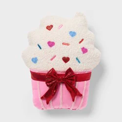 Valentine's Day Small Giftable Cupcake Pillow - Spritz™