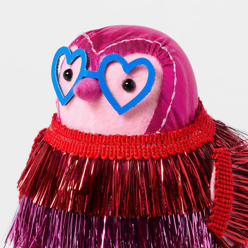 slide 3 of 3, Featherly Friends™ Valentine's Day 'Tinzel' Tinsel Bird - Spritz™, 1 ct