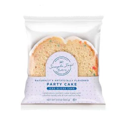 Simple Joys Bakery Vanilla Cake Sliced Loaf Cake - 3.5oz