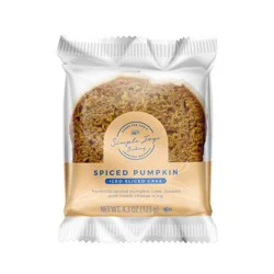Simple Joys Bakery Pumpkin Cake Sliced Loaf Cake - 4.3oz