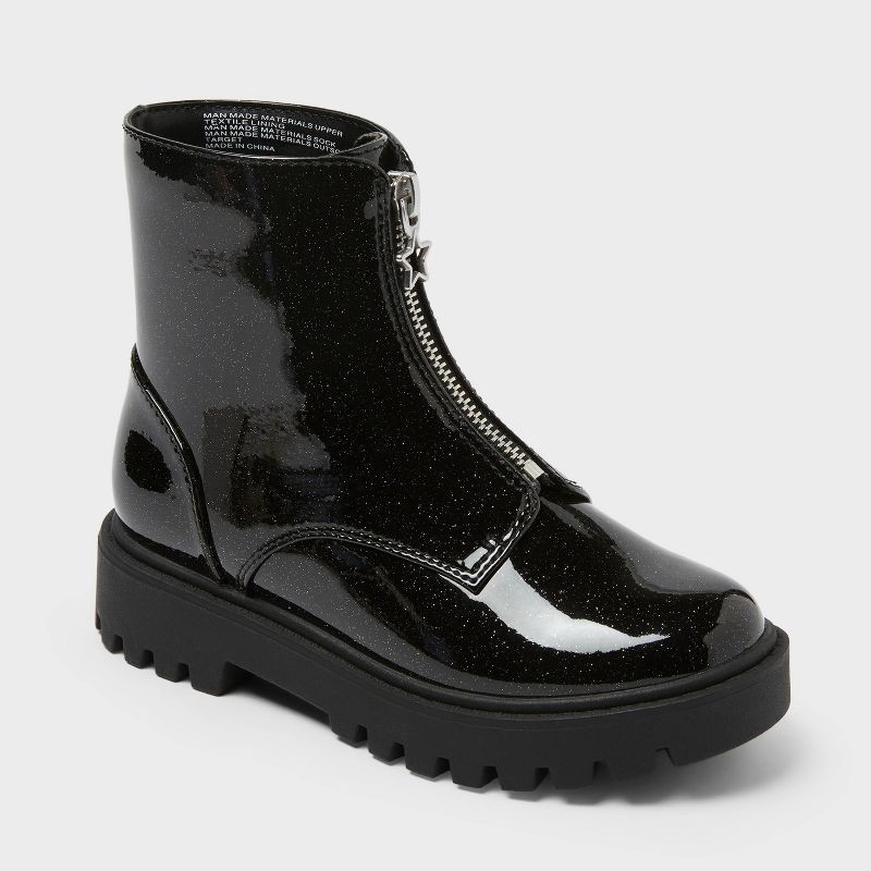 slide 1 of 4, Kids' Myra Chelsea Boots - art class™ Black 1, 1 ct