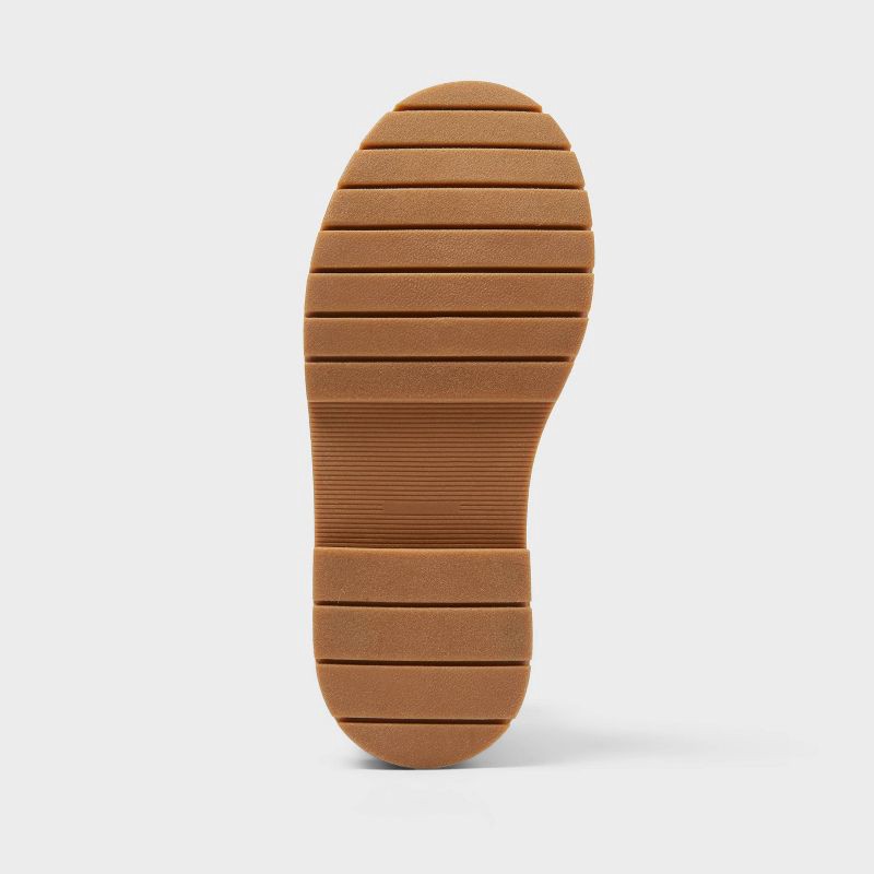 slide 4 of 4, Girls' Lug Sole Boots - Cat & Jack™ Cognac 13, 1 ct