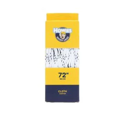 Howies Hockey Cloth Shoelace - White 72"