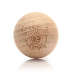 Howies Hockey Wooden Stick Handling Training Ball - Natural Wood