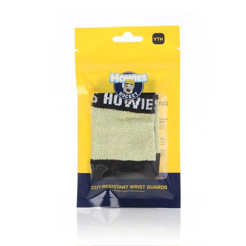 slide 1 of 1, Howies Hockey Wrist Guard 2pc - Assorted Yellow/Black Senior, 2 ct