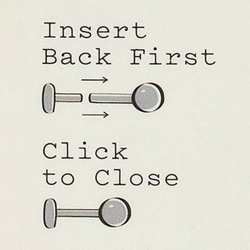 slide 4 of 4, 14K Gold Plated Cubic Zirconia Teardrop with Cross and Bar Flat Back Stud Earring Set 3pc - A New Day™ Gold, 3 ct