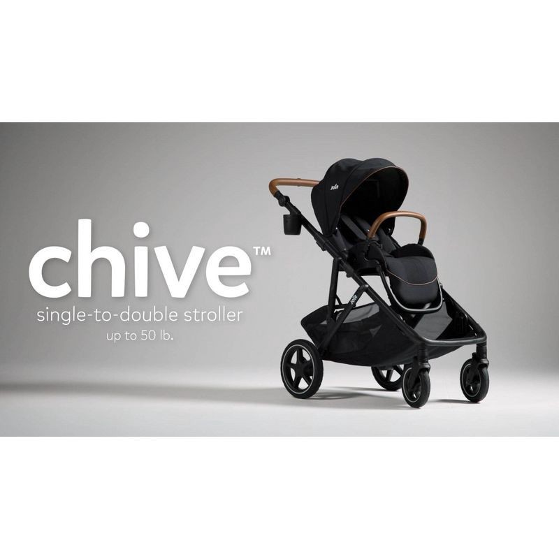 slide 10 of 16, Joie Chive Single to Double Stroller - Shale, 1 ct