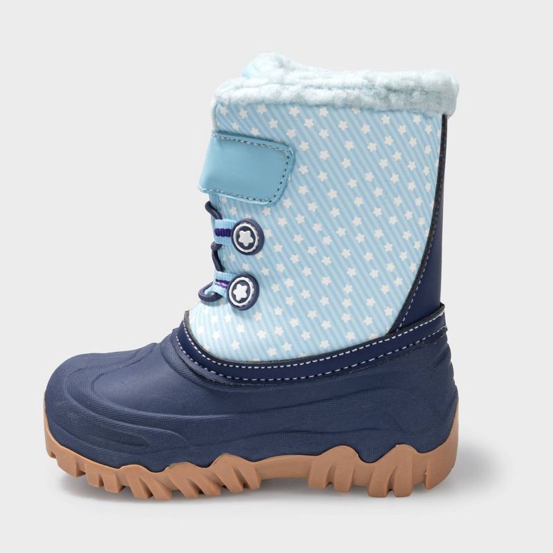 slide 3 of 5, Toddler Bluey Winter Boots - Blue 6T, 1 ct
