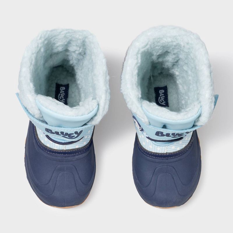 slide 4 of 5, Toddler Bluey Winter Boots - Blue 6T, 1 ct