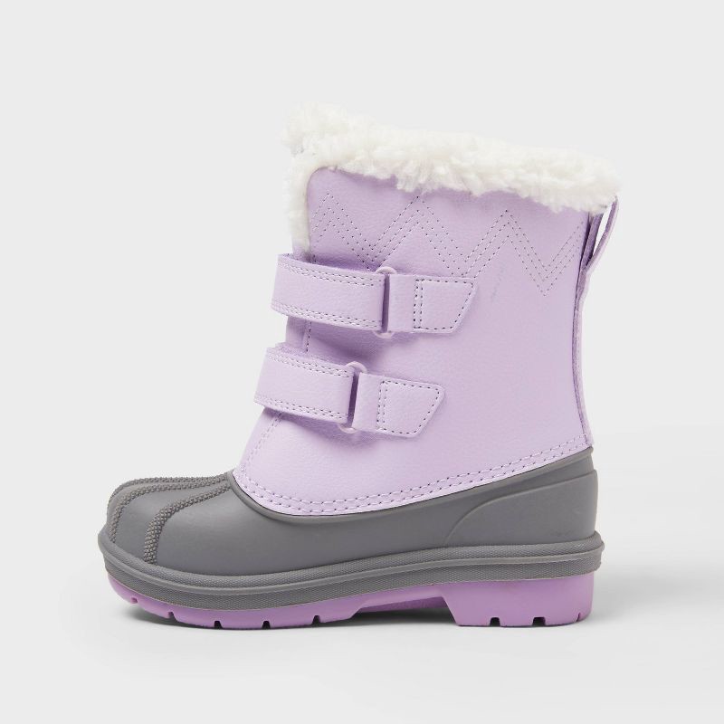 slide 2 of 3, Toddler Denver Waterproof Snow Boots - Cat & Jack™ Purple 5T, 1 ct