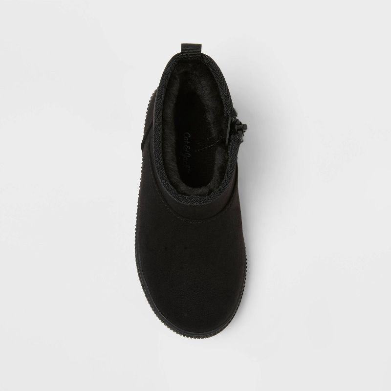 slide 3 of 4, Toddler Arlo Booties - Cat & Jack™ Black 9T, 1 ct