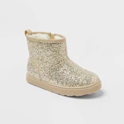 Toddler Arlo Booties - Cat & Jack™ Gold 10T